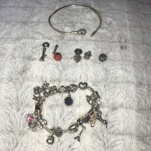 Pandora charms & bracelet